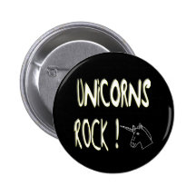 Unicorns Rock! Button
