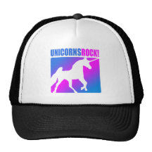 Unicorns Rock! Hats