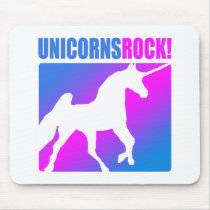 Unicorns Rock! Mouse Pad