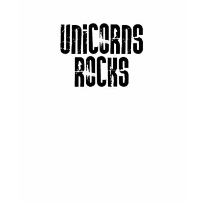 Unicorns Rock Tee Shirt by dustin1175