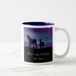 Unicorns Siluet mug