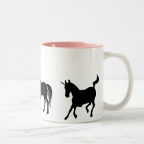 Unicorns three mugs