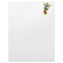 Unicycle Clown Customized Letterhead