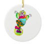 Unicycle Clown Christmas Ornament