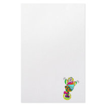 Unicycle Clown Stationery Design