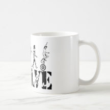 Unicycling Unicyclist Unicycle Evolution Sports Coffee Mug