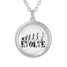 Unicycling Unicyclist Unicycle Evolution Sports Pendant