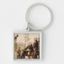 Uniforms of the American army Keychains