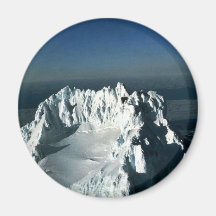 Unimak Island, Isanotski Peaks Volcano Fridge Magnet