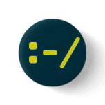 Unimpressed Smiley Button