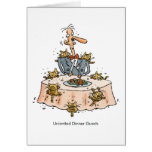 Uninvited Dinner Guests Greeting Cards