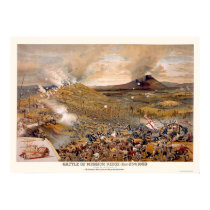 Union Assault During the Battle of Mission Ridge  posters
