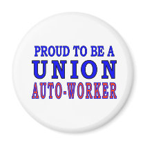 UNION AUTO- WORKER magnets by ALMOUNT UNION AUTO- WORKER magnets