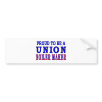 UNION BOILER MAKER bumper stickers by ALMOUNT UNION BOILER MAKER bumper stickers