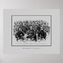 Union Civil War Generals Print