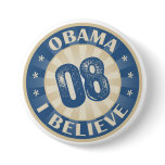 Union Eight Barack Obama I Believe Button