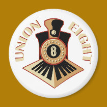 Union Eight Signature Logo magnets by UnionEight Union Eight Signature Logo magnets