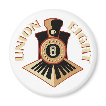 Union Eight Signature Logo Refrigerator Magnet