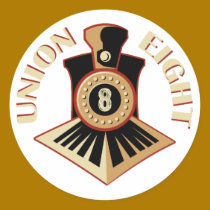 Union Eight Signature Logo stickers