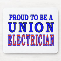 UNION ELECTRICIAN mousepads
