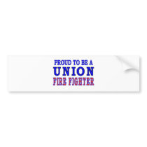UNION FIRE FIGHTERS bumper stickers by ALMOUNT UNION FIRE FIGHTERS bumper stickers