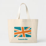 Union Flag Bag (Teal/Orange) CUSTOMIZABLE