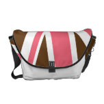 Union Flag Messenger Bag (Brown/Pink)