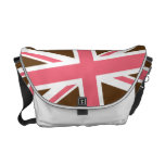 Union Flag Messenger Bag (Brown/Pink)