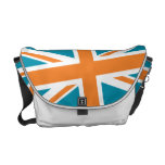 Union Flag Messenger Bag (Teal/Orange)