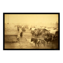 Union Forces Camp at Centreville 1861 posters