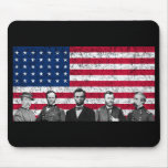 Union Heroes and The American Flag Mousepads