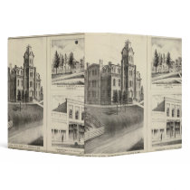 Union High School, residence & Jackson County Bank 3 Ring Binders