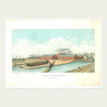 Union Iron Works in San Francisco (1801A) posters