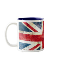 Union Jack #2 - 11 oz mugs by RodRoelsDesign Union Jack #2 - 11 oz mugs