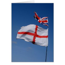 Union Jack and England Flag cards