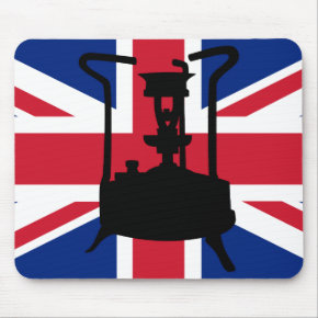 Union Jack and Paraffin pressure stove Mouse Mats