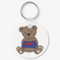 Union Jack Bear keychains by unionjacktshirt Union Jack Bear keychains