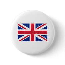 Union Jack British Flag Button
