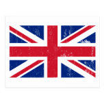 Union Jack British Flag Postcard