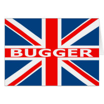 Union Jack bugger Cards