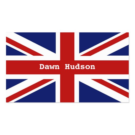 Union Jack Business Card Templates