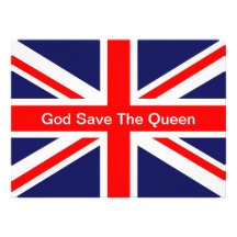 Union Jack clásico Comunicado Personalizado