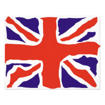Union Jack Custom Invitation