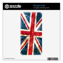 Union Jack Decal For The iPhone 4
