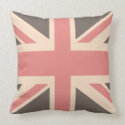 Union Jack - Designer Soft Faded throwpillow