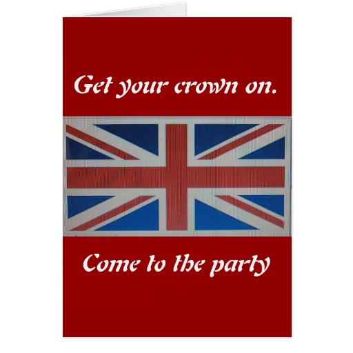 Union Jack Flag Greeting Card