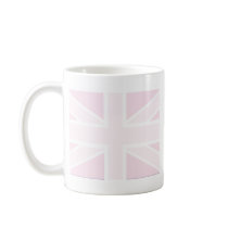 Union Jack Flag in Baby Pink Mug