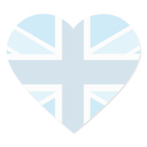 Union Jack Flag in Blue Stickers