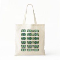 Union Jack Flag in Green Bag