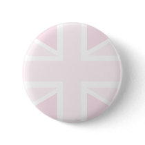 Union Jack Flag in Pink Button Badge